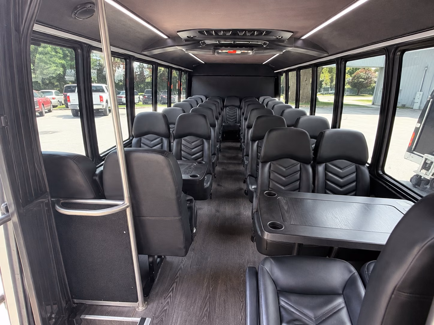 farmington hills 18 passenger minibus inside