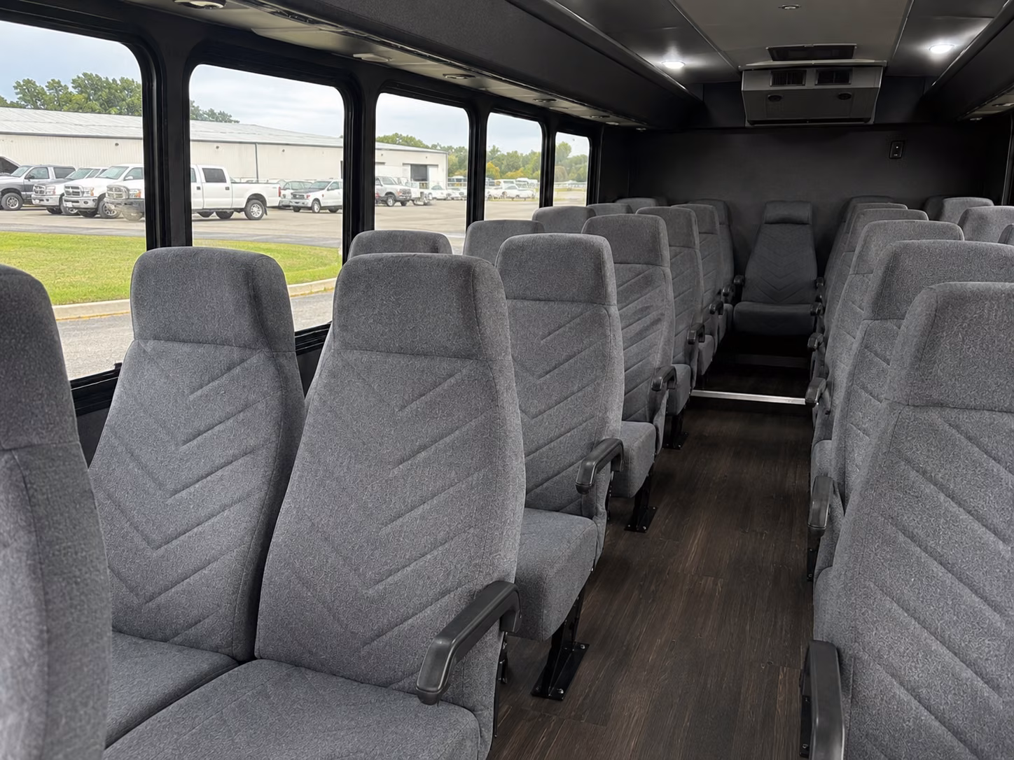 farmington hills 18 passenger minibus interior