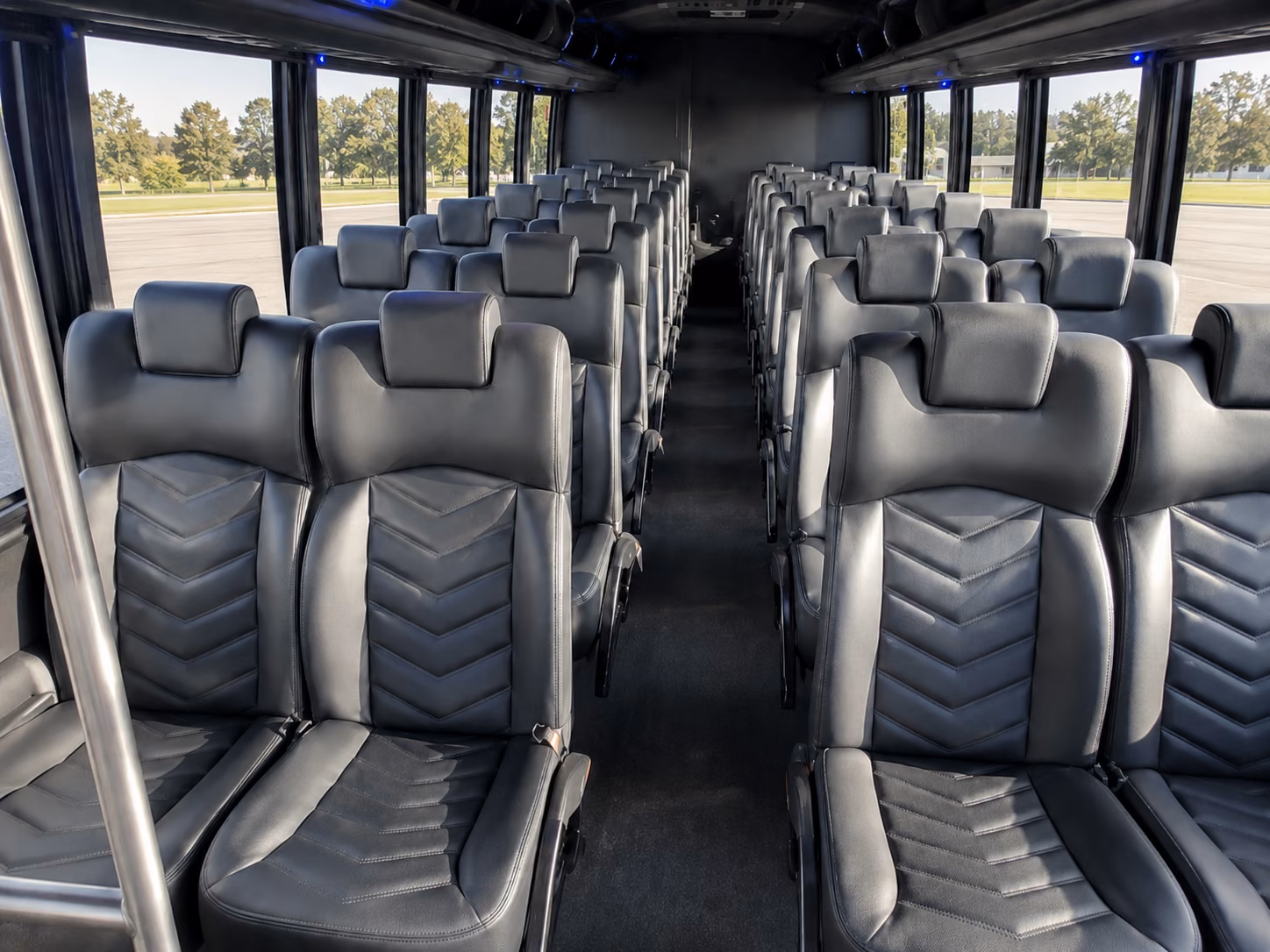 farmington hills 20 passenger minibus interior