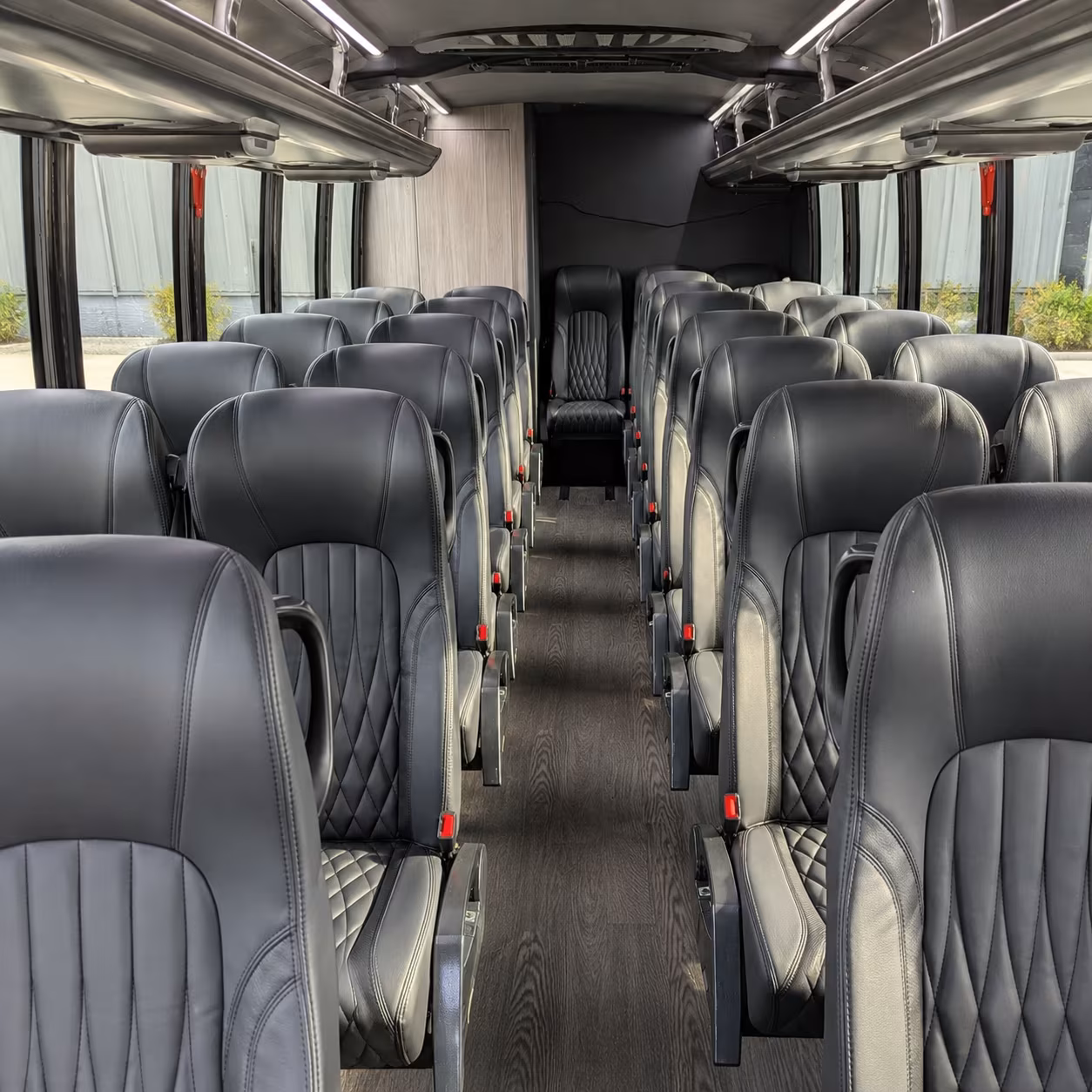 farmington hills 28 passenger minibus inside