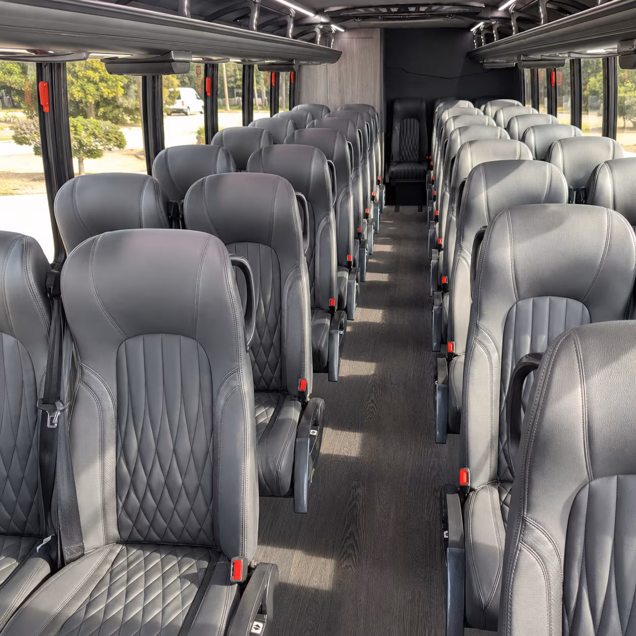 farmington hills 35 passenger minibus inside