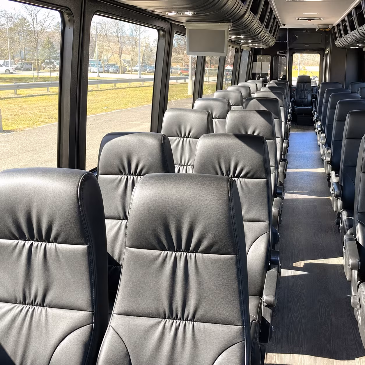 farmington hills 35 passenger minibus interior