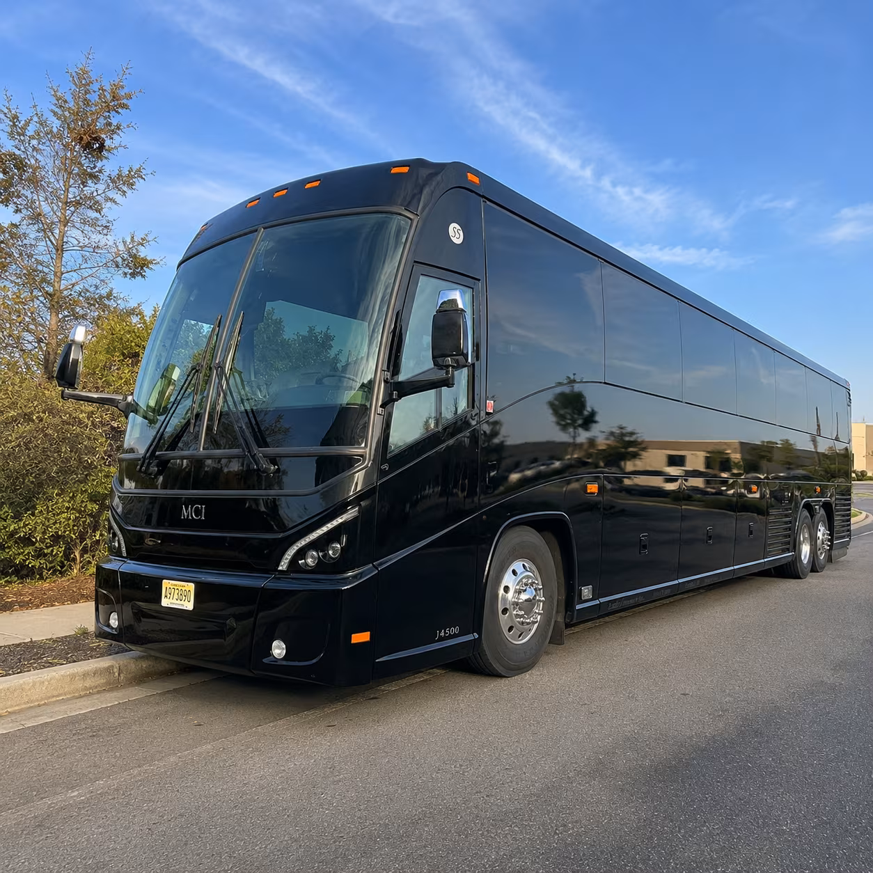 farmington hills government military charter bus rental