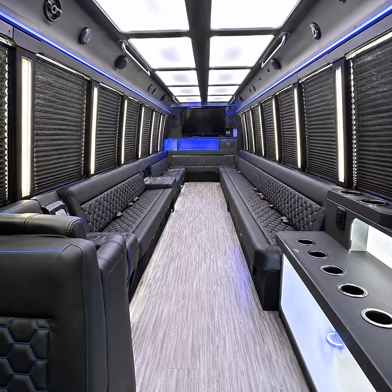 farmington hills party bus inside