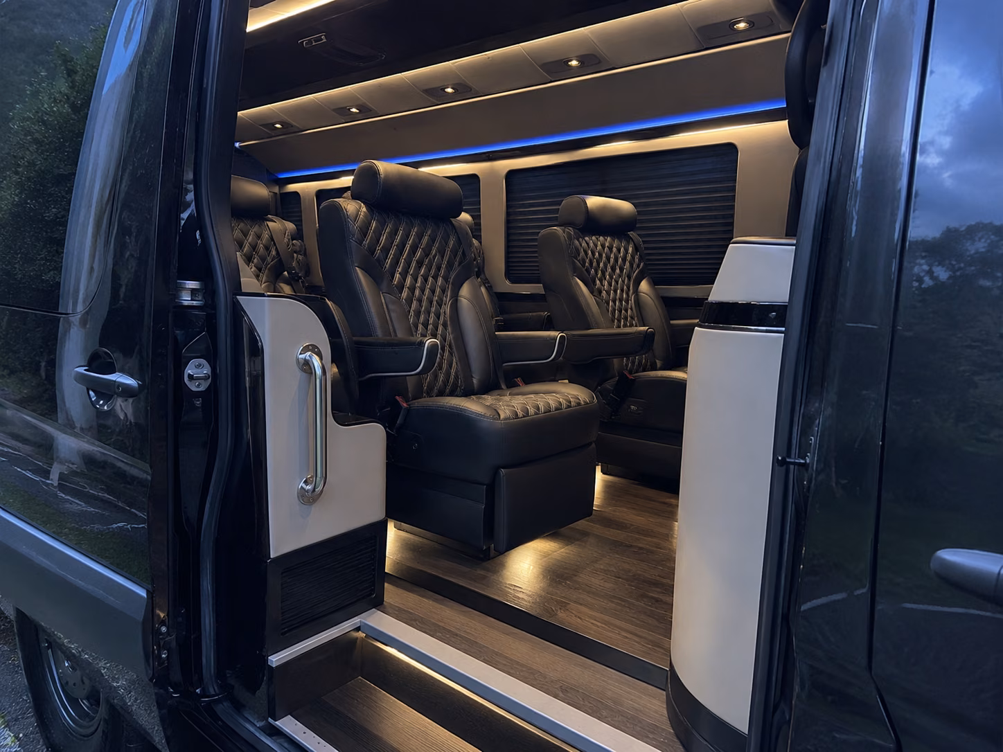 farmington hills sprinter van with driver interior